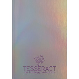 Holographic Rainbow Flex Journals NotePad (5"x7") with Logo