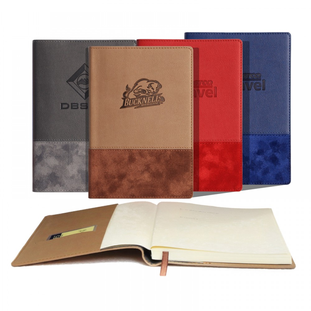 Logo Printed iPosh PU Leather 5"W x 8"H 192 Pages Journal Book (Red) Logo Printed iPosh PU Leather 5"W x 8"H 192 Pages Journal Book (Red)