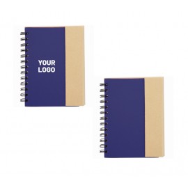 Customized Eco-friendly Magnetic Two-Tone Spiral Notebook