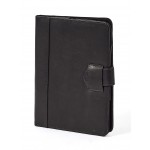Logo Printed Tablet Notebook with Closure