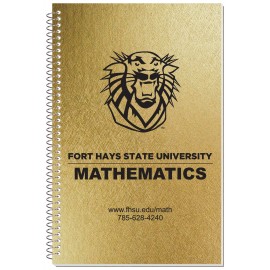 Metallic Stenographer Notebook (5 3/8"x8") with Logo  Metallic Stenographer Notebook (5 3/8"x8") with Logo