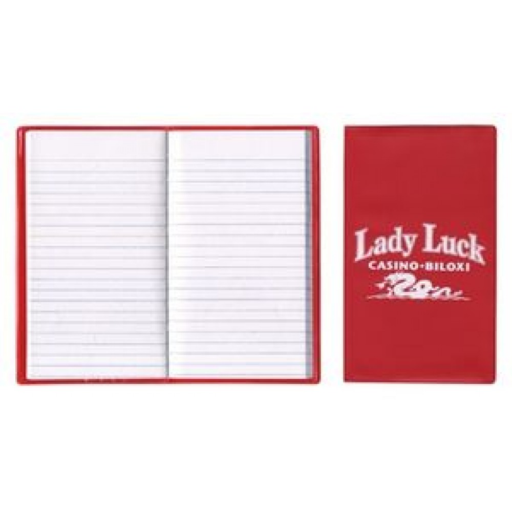 Soft Cover Standard Vinyl Tally Book with Logo Soft Cover Standard Vinyl Tally Book with Logo