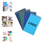 Logo Branded 3 x 5 Inches 40 Sheets Top Bound Spiral Memo Notepad Mini Spiral Notebook