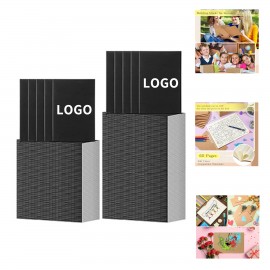 A5 Soft Cover Kraft Notebooks 60 Pages Ruled Lined Journals Notebooks with Logo