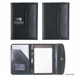 Leather Look 5" X 7" Portfolio with Logo  Leather Look 5" X 7" Portfolio with Logo