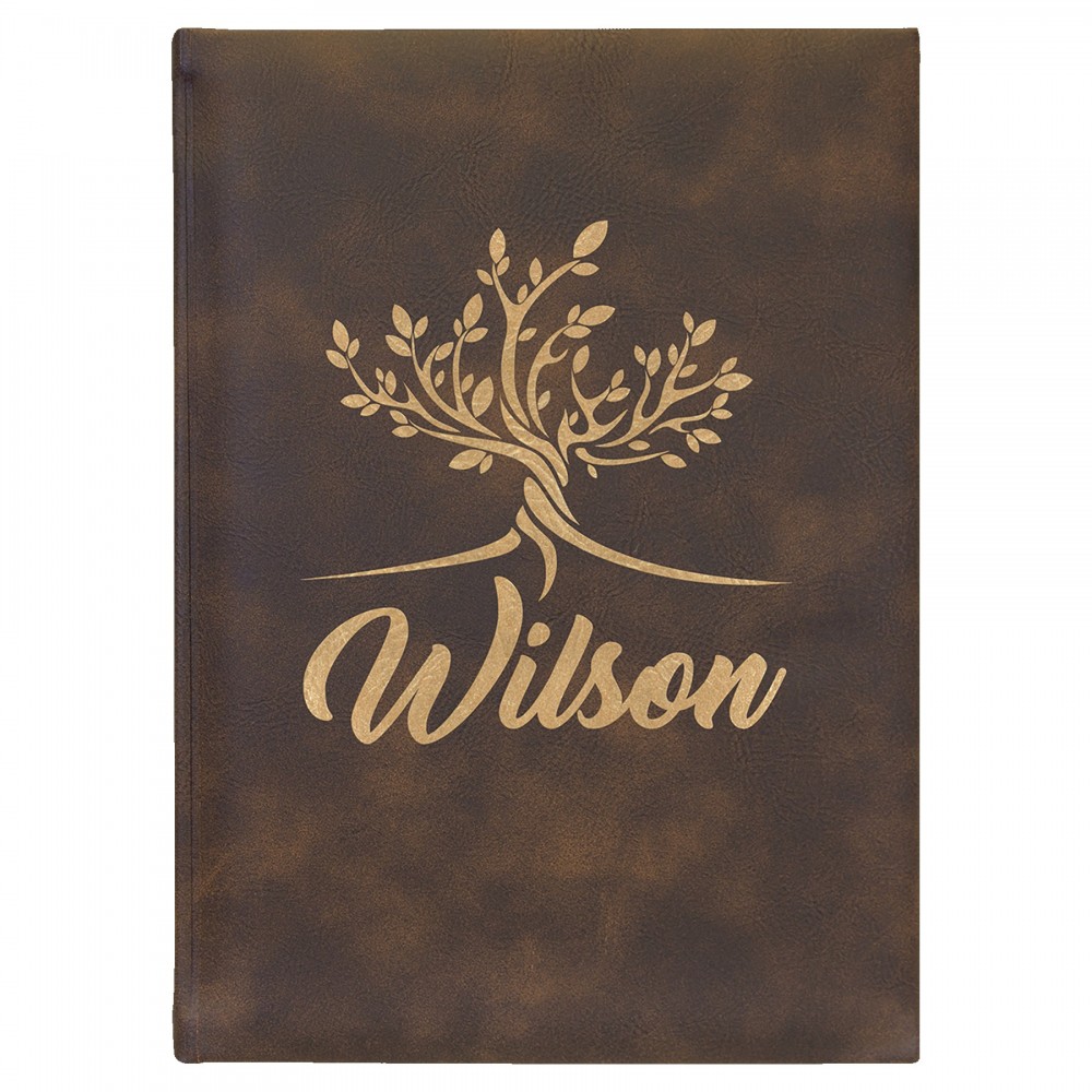 7" x 9.75" - Engraved Premium Leatherette Sketch Book Branded 7" x 9.75" - Engraved Premium Leatherette Sketch Book Branded