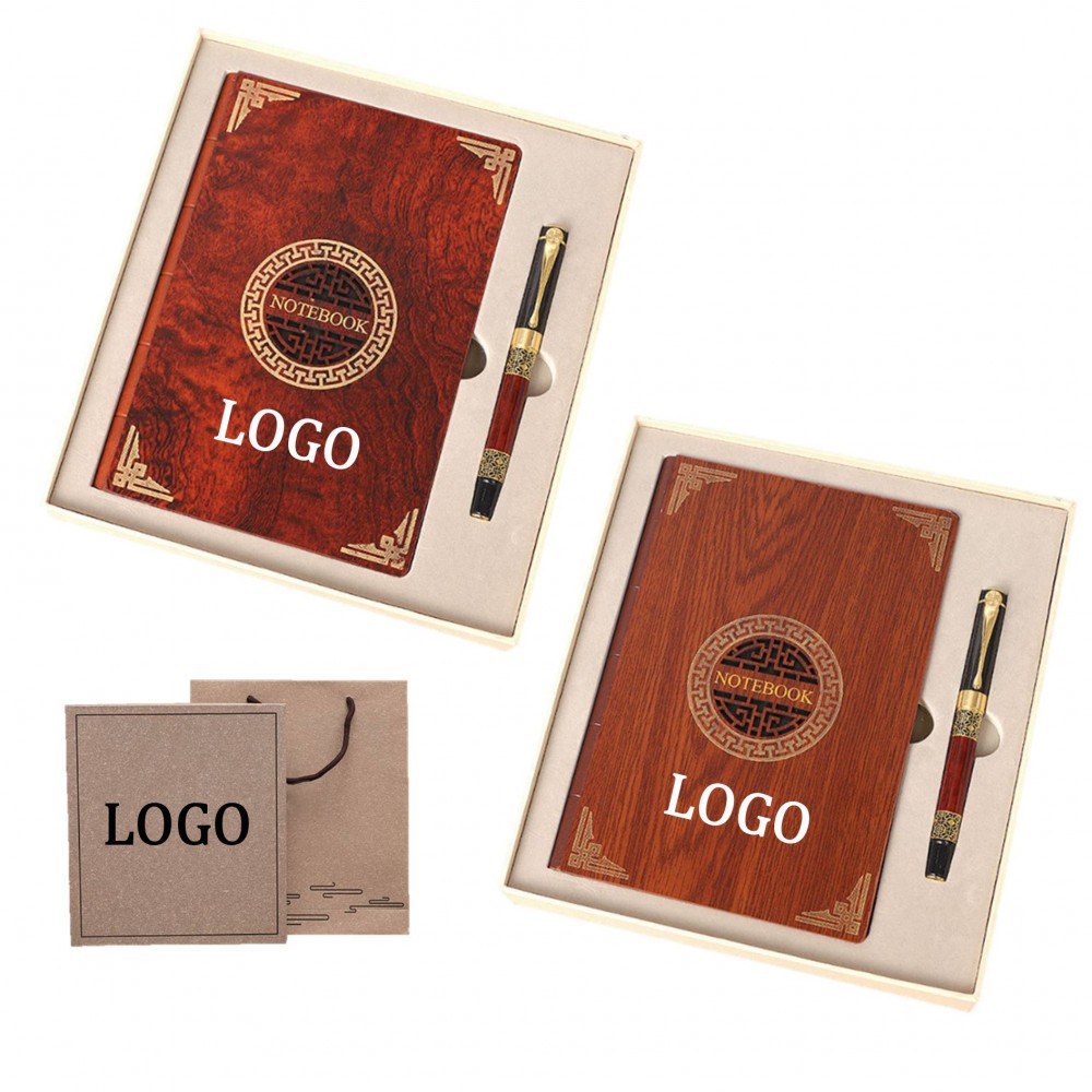 Premium Notebook And Pen Business Set with Logo