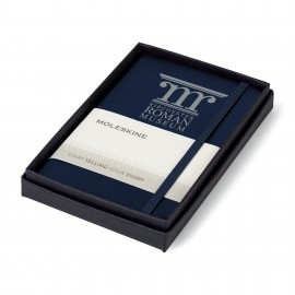 Moleskine Pocket Notebook Gift Set - Sapphire Blue with Logo