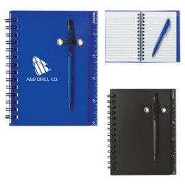 Spiral Notebook & Pen with Logo