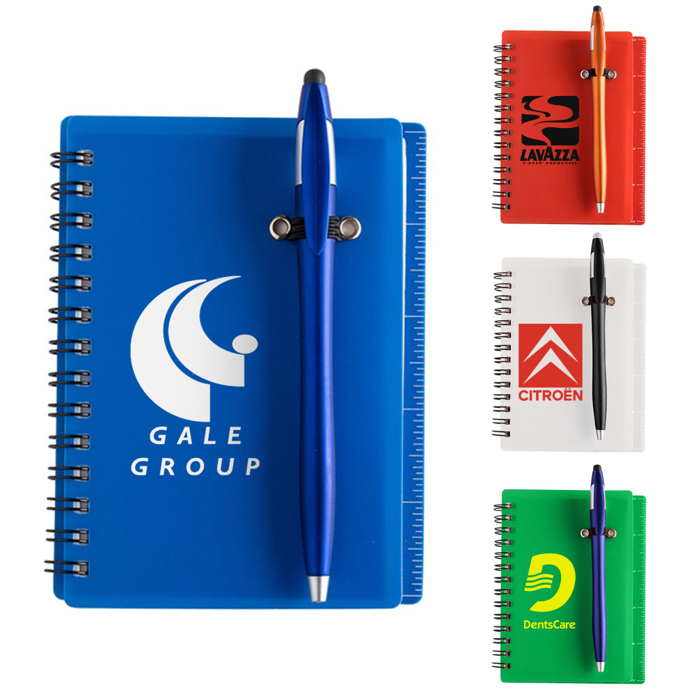 Seattle Spiral Notebook & Pen with Logo