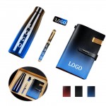 Tumbler And Notebook Pen Flash Drive Gift Set with Logo