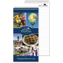 Customized Imprinted Sheet Notebooks w/4 Color Process (4"x8")  Customized Imprinted Sheet Notebooks w/4 Color Process (4"x8")