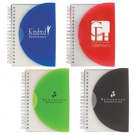 Tuck-Top Spiral Notebook with Logo