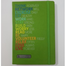 Skin A5 UV Color Printed Notebook (6"x8") with Logo