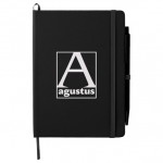 5" x 7" FSC Mix Prime Notebook With Pen with Logo