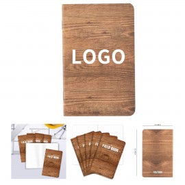 48 Pages 24 Sheets 3.5" x 5.5" Field Wood Pattern Graph Memo Book with Logo  48 Pages 24 Sheets 3.5" x 5.5" Field Wood Pattern Graph Memo Book with Logo