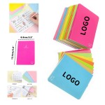 Personalized 3.5" x 5" 24 Sheets Double-Sided Ruled Pages Candy Colors Portable Pocket Steno Memo Notebook