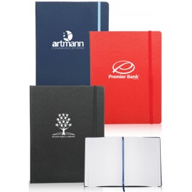 Hardcover Journals with Close Strap with Logo