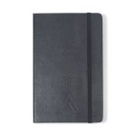 Personalized Moleskine Hard Cover Squared Large Notebook - Black