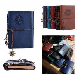 Logo Printed Vintage Journal Travel Notebook Loose-leaf Diary