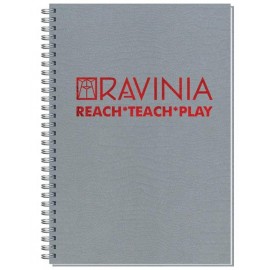 Embossed Alligator Textured Journal w/50 Sheets (7"x10") with Logo