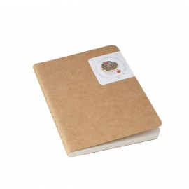 Promotional Custom Printing Recycled Kraft Paper Softcover Notebook