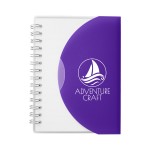 Curve Medium Spiral Notebook 4.25" x 5.25" with Logo