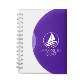 Curve Medium Spiral Notebook 4.25" x 5.25" with Logo