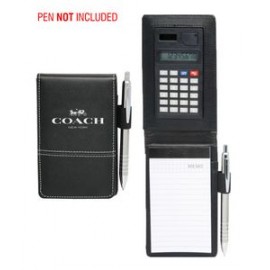 Union Printed - Leatherette Pocket Jottes with Calculator Memo Pad - 1-Color Logo with Logo  Union Printed - Leatherette Pocket Jottes with Calculator Memo Pad - 1-Color Logo with Logo