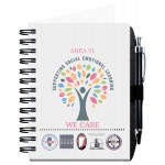 Gallery Journals w/100 Sheets & Pen (5"x7") with Logo