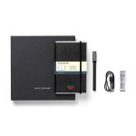 Branded Moleskine Smart Writing Set Ellipse - Ruled Paper - Black