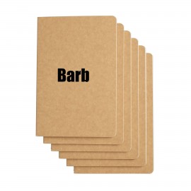 Personalized A5 Size Dot Grid Kraft Paper Notebooks