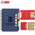 Promotional Spiral Notebook w/ Pen & Sticky Flags