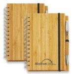 Bamboo Notebook Custom Imprinted