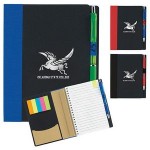 Logo Printed 5" x 7" ECO Notebook with Flags