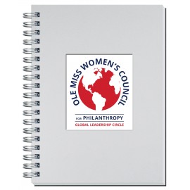 Shadowbox Smooth Paperboard Journal w/50 Sheets (5"x7") with Logo