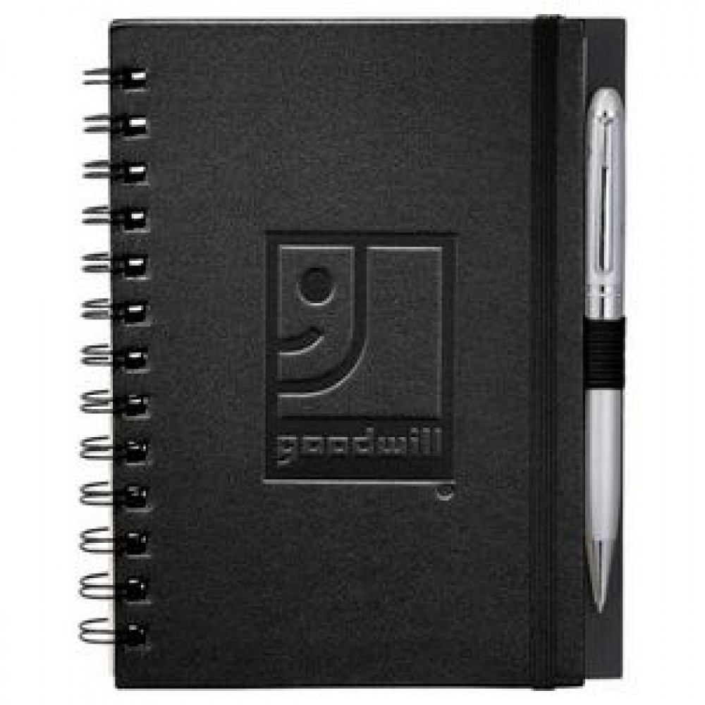5" x 7" Ambassador Spiral JournalBook Custom Imprinted 5" x 7" Ambassador Spiral JournalBook Custom Imprinted