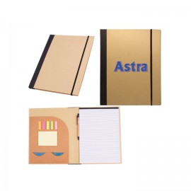 Customized Eco-Friendly Notepad w/Assorted Sticky Notes (Letter)  Customized Eco-Friendly Notepad w/Assorted Sticky Notes (Letter)