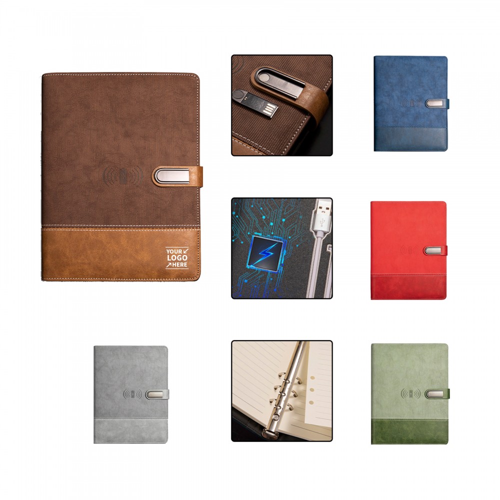 Promotional Wireless Charging Notebook