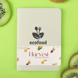 Personalized Harvest Fruit Fiber Pocket Notebook