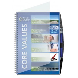 Gallery Journals w/100 Sheets & Pen (8"x11") with Logo  Gallery Journals w/100 Sheets & Pen (8"x11") with Logo