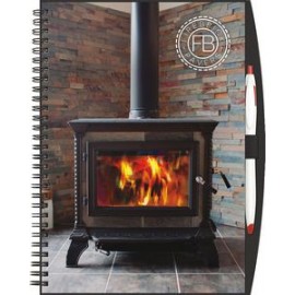 SlimLine Color ValueLine NoteBook w/PenPort & Pen (7"x10") with Logo  SlimLine Color ValueLine NoteBook w/PenPort & Pen (7"x10") with Logo