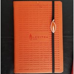 Logo Branded Professional A4 Debossed/Screen Printed Notebook (7.75"x10.25") - includes branded pages