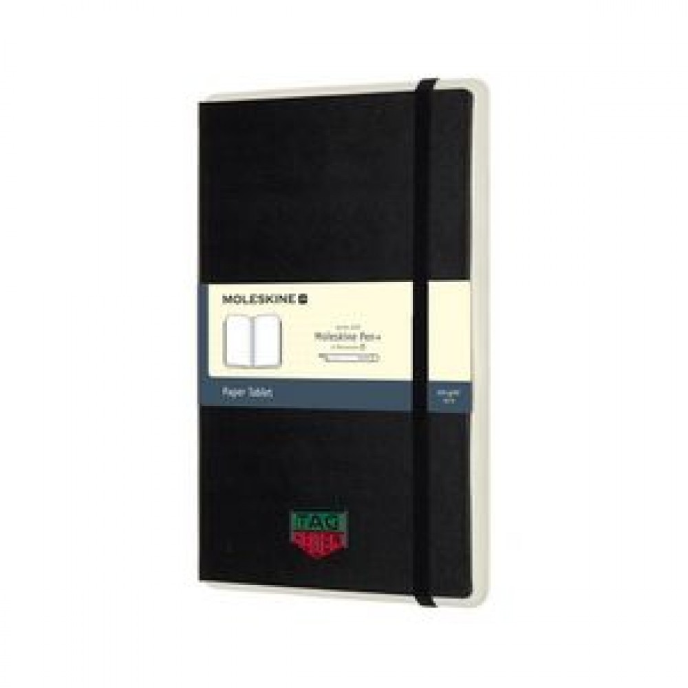 Moleskine Paper Tablet N1 - Ruled Paper - Black Branded Moleskine Paper Tablet N1 - Ruled Paper - Black Branded