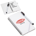 Write + Wipe Erasable Jotter Notebook with Logo