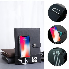 Customized A5 Wireless/Wired Charging Notebook