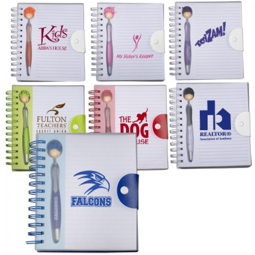 MopToppers Pen & Notebook Gift Set Custom Imprinted MopToppers Pen & Notebook Gift Set Custom Imprinted