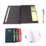 Creative Sticky Notes Coil Notebook With Pen with Logo