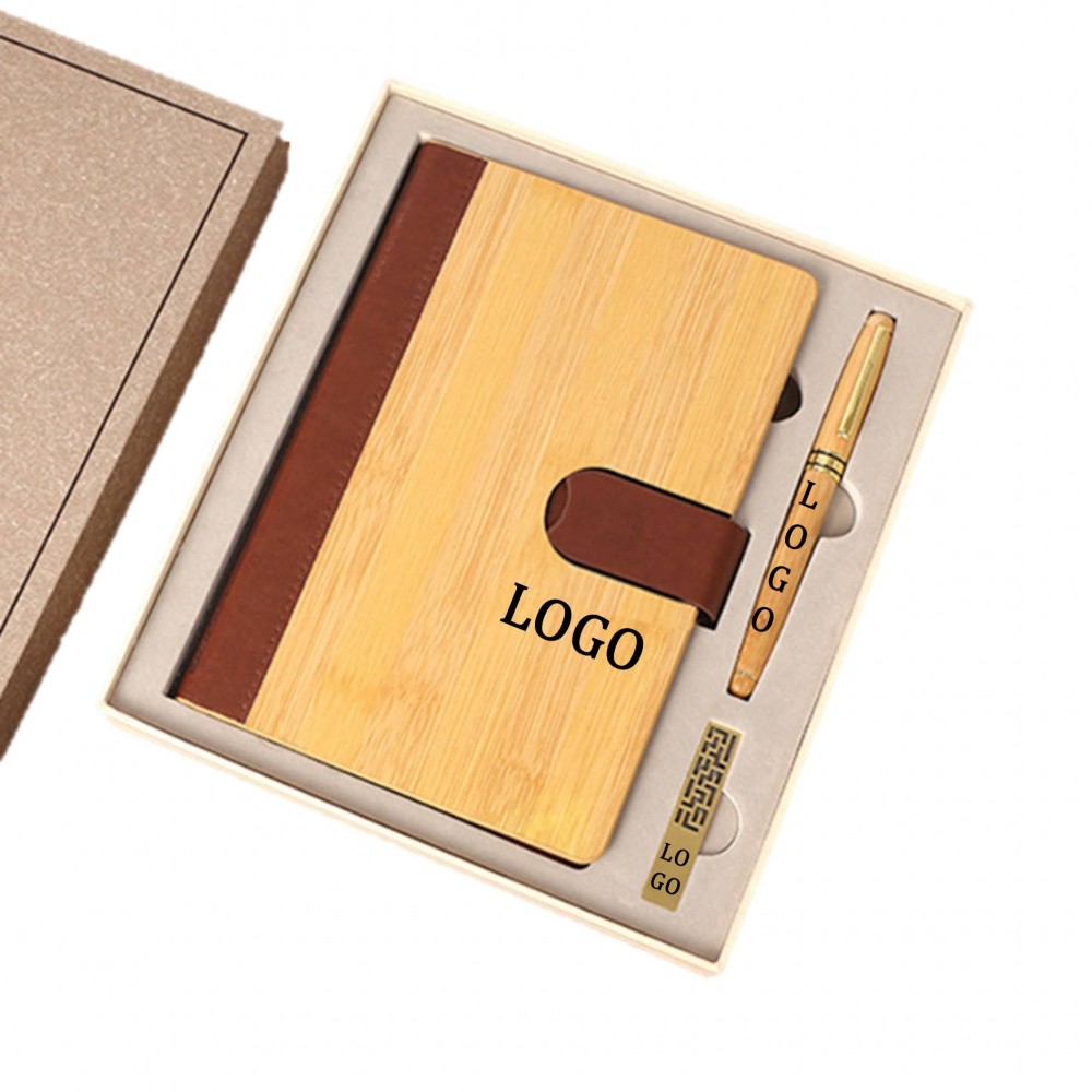 Business Set Hardcover Journal Pen And Flash Drive with Logo Business Set Hardcover Journal Pen And Flash Drive with Logo