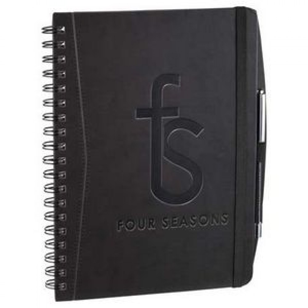 Pedova Large Wire Bound Spiral JournalBook Custom Imprinted Pedova Large Wire Bound Spiral JournalBook Custom Imprinted